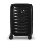 Victorinox Swiss Designed Suitcase, Airox Frequent Flyer Hardside Carry-on Bag, Cabin Luggage, 34 litres, Black, 612500 | Trolley Travel Bag