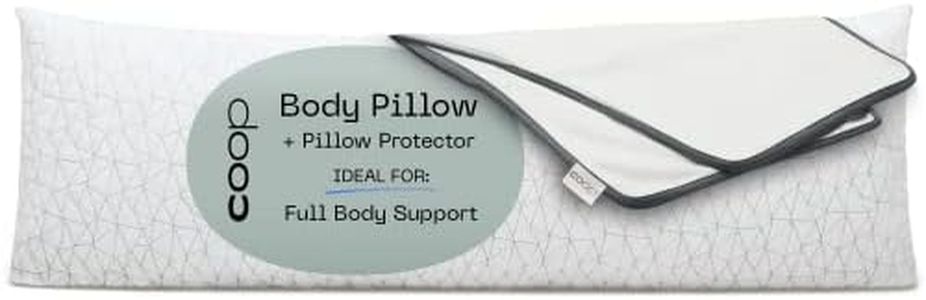 Coop Body Pillow and Body Pillow Protector Bundle