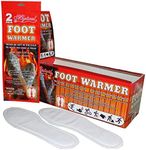 Foot Insole Warmers Adhesive in Shoe Warm Heat Packets | (2 Packs) | Box of 16 | Keep Feet Hot | Safe Natural Air Activated Heated Packets - Hours of Heat -Single Use & Disposable by Mystical Fire
