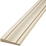 FLEXTRIM #444 Flexible Casing Molding: 11/16" Thick x 3.25" Wide - for Gentle Arches, Curved Walls and Straight Runs (8' feet Long (96" Long))