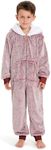 The Big Softy Christmas Onesies Adult & Kid, Red Teddy Fleece Matching Christmas Onesie for Family, Onesie Pajamas Women, Men