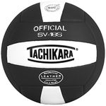 Tachikara Institutional Quality Composite Volleyball, Black/White