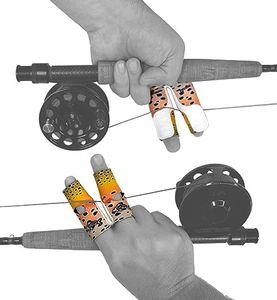 Stripee Finger Guard and Fly Line Cleaner, Brown Trout, Large