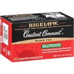 Bigelow Tea Decaffeinated Constant Comment Black Tea With Freshness & Aroma 20 Tea Bags Net Wt 1.18oz (33gm)