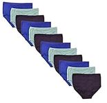 Sock Stack Y Fronts Pack Of 12 Men's Y-Front Briefs 100% Cotton Underwear Trad Brief, Assorted Large