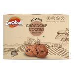 Zerobeli Jowar Choco Chip Cookies 250g - 100% Wholesome Chocolaty Millet Cookies|No Maida, No Palm OiI and No Preservatives|