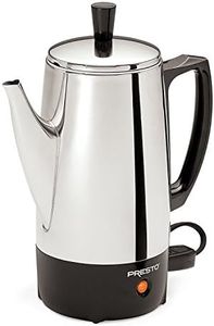 Presto 02822 6-Cup Stainless-Steel Coffee Percolator