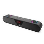 iNFiRe FireBar 20 Bluetooth Soundbar in-Built RGB Light with 20W RMS, TWS Function with Upto 8 Hours Playback, BT Version 5.3 & Multi Connectivity, Volume Control (Black)