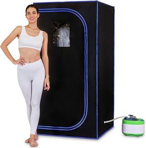SereneLife, Portable Steam Sauna, upgraded 2026 Model,1600w heater,4L Steamer w/ ETL certificate, Pop up Indoor Home Spa Tent with Remote Control, for Detox, Relaxation & Stress Relief, Includes Chair