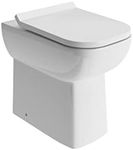 Appleby Back to Wall Toilet | Includes Soft Close Slim Toilet Seat | Comfort Height Pan | Anti-Bacterial Glaze