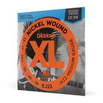 D'Addario Guitar Strings - XL Nickel Electric Guitar Strings - EJ22 - Perfect Intonation, Consistent Feel, Reliable Durability - For 6 String Guitars - 13-56 Jazz Medium