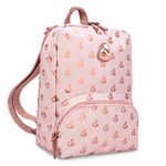 Controller Gear Animal Crossing - Small Backpack Mini Bookbag Travel Bag for Console & Accessories - Rose Gold