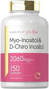 Myo-Inositol & D-Chiro Inositol 2060mg | 150 Capsules | Non-GMO, Gluten Free Supplement | by Carlyle