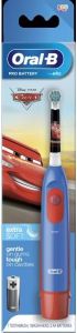 Oral-B Pro Battery Powered Kids Electric Toothbrush, Kids Gifts, 1 Toothbrush head, Featuring Cars Or Princesses Characters for Kids (Disney Characters May Vary)