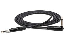 Hosa HGTR-005R REAN Straight to Right-Angle Pro Guitar Cable, 5 feet