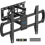 MOUNTUP TV Wall Mount Full Motion Wall Mount for 42-82 Inch Curved Flat TVs Swivel and Tilting TV Bracket with Articulating Arm, Up to 100lbs Max VESA 600x400mm Fits 12" 16" Studs, MU0012