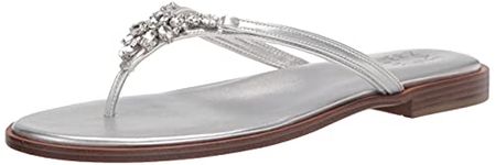 Naturalizer Women's Liliana Sandal, Silver, 6