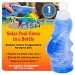 TROPICAL FISH LIQUID SOLAR BLANKET - Liquid Heat - Solar Pool Cover in a Bottle - Reduce Evaporation, Conserve Heat - 310 mL