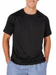 Aqua Holic Swimming T-Shirt Half Sleevs for Men | Quick-Dry UPF 50 Swim TshIRT (2XL, Black)