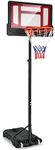 Goplus Portable Basketball Hoop, Ba