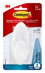 Command Towel Hook, Clear , 1-Hook, 5-Pound Capacity