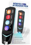 NEWYES Scan Reader Pen for Dyslexia,AI Reader Pen Supports Speech & Scan to Text Translation, AI Homework Check, designed to support readers with dyslexia