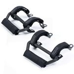 GPCA GP Grip Air Grab Handles Designed for 2024+ Jeep Wrangler JL 4xe Gladiator w/Airbag Compatible - Aero-Grade Aluminum, Patented Foldable Design, Easy Installation – (2 Packs, Jet Black)