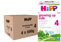 HiPP 4 Growing up Baby Milk Powder Formula, From 2 Years, 600g (Pack of 4)