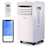 ALLAIR Portable Air Conditioner 3-IN-1 5000 BTU, Dehumidifier, Cooling Fan - WiFi Smart APP, Weekly Timer, Cooling in 10 Minutes,Temperature 17°C - 35°C, Remote Control and Accessories Included