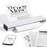 Phomemo M08F Portable Printer A4 Wireless for Photo, Tattoo, Bluetooth Mobile Printer Inkless Thermal Printer Supports A4 Size Compatible with Android and iOS Phone & PC for Business School Office