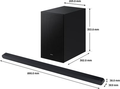 Samsung 3.1ch Soundbar – S700D, Black