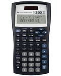 Texas Instruments TI-30X IIS 2-Line Scientific Calculator, Black with Blue Accents