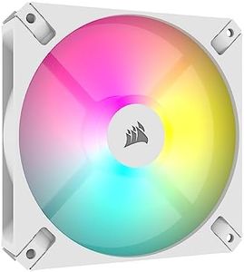 Corsair iCUE AR120 RGB Digital Compatible con ARGB de 120mm Ventilador - Blanco