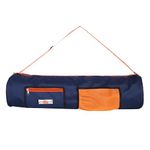 PHILLIN Yoga Mat Cover Bag with Adjustable Shoulder Strap Waterproof Yoga Mats Carry Bags fit for 4mm to 8 mm Yoga Mat for Women and Men Zipper Yoga Mat Bag for Meditation Mat