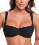 HACI Women's Sexy Balconette Bra De