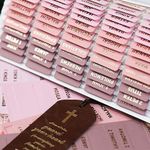 UPAFEXXI-Leather Bible Tabs, Bible Tabs for Women and Men(Gold Foil Lettering) Large Print Stickers, Easy to Read and Apply, 80 Chapters Labels for Easy Navigation(Cherry Blossom)