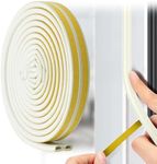 RINGSUN 20-Feet Window Draft Stopper, Window Seal Strip Self-Adhesive, Foam Tape Sound Proofing & Wind Dust Proof, Sealing Strip for Window Gaps Insulation, White