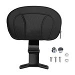 TOTMOX Front Driver Rider Backrest w/Pad, Front Driver Rider Backrest w/Pad Compatible with Harley Davidson Touring Models 2009-Later