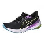 ASICS GT 1000 12 Woman Running Shoes Black Yellow