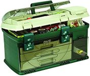 Plano 3-Drawer Tackle Box, Green Metallic/Beige, Large (737-002)
