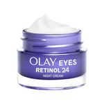 Olay Retinol 24 Night Eye Cream, Skincare for Dark Circles with Retinyl Propionate. Anti Ageing Renewal Skin Care with 3 Actions: Smooths, Renews and Hydrates, 15ml