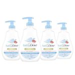 Baby Dove Tip to Toe Body Wash For Baby's Sensitive Skin Rich Moisture Hypoallergenic Formulation 384 ml 4 Pack