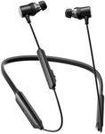 SoundPEATS Force Pro Dual Dynamic Drivers Bluetooth 5.2 Headphones, Waterproof Neckband Wireless Sports Earbuds with Crossover, APTX HD Audio Built in Mic 22 Hours Playtime