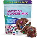 Lactation Cookies Mix - Breastfeeding Cookie Supplement Support for Breast Milk Supply Increase with Flax Seed and Brewers Yeast (Rainbow Candy, 1.5 lb Value Size)