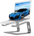 BoYata Laptop Stand: Dismountable with Ventilation, Portable Notebook Stand Compatible with Laptop (10 inch ~ 15.6 inch) MacBook Pro/Air, Dell, HP, Samsung, Acer (Gray)