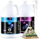 LET'S RESIN Epoxy Resin Kit, 2 Gallon (7.6 L) 256oz Epoxy Resin, Bubble Free & Crystal Clear Casting Resin, Fast Curing Resin for Art,Craft, River Table, Wood, Jewelry Making