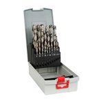 Bosch Professional 25pc. HSS-G ProBox Metal Drill Bit Set (for Steel, Ø 1-13 mm, Accessories Drill Driver and Drill Stand)