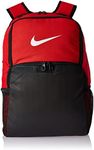 NIKE Brasilia XLarge Backpack 9.0, University Red/Black/White, Misc