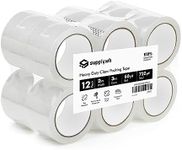 supplywh Packing Tape –3-inch Core Packing Tape Rolls – Clear Tape Rolls for Packing, Shipping, Mailing – Ultra-Strong Sealing – Packing Tape Refills for Standard Dispensers – Economy