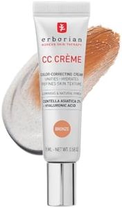 Erborian CC Cream, Color Correcting Korean Skincare, Bronze, 1.5 Fl Oz